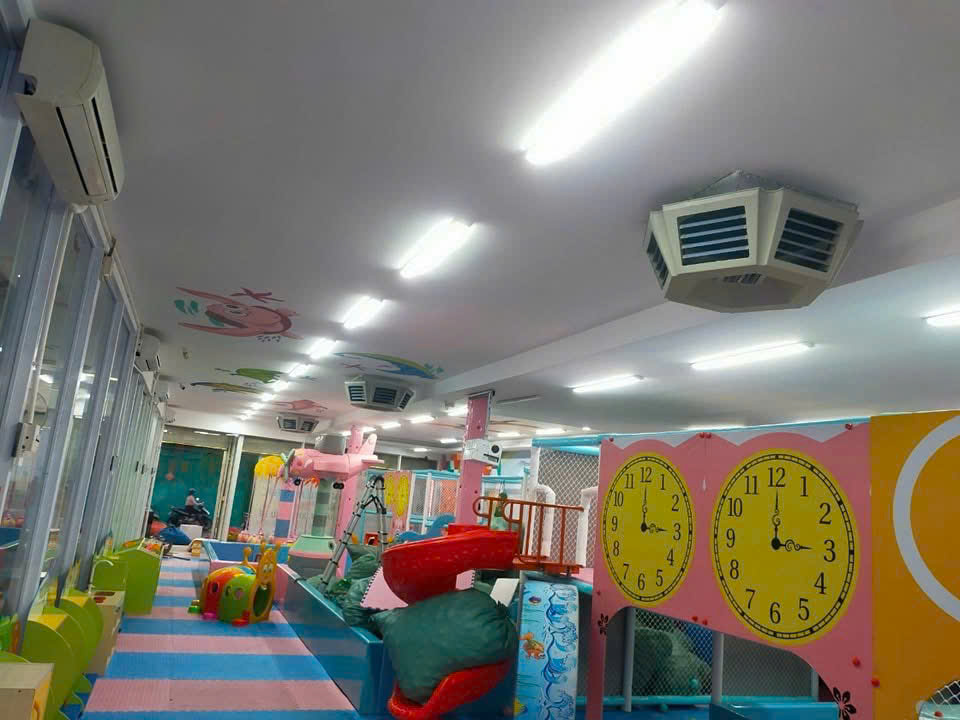 Thi công làm mát khu vui chơi Thi công làm mát khu vui chơi